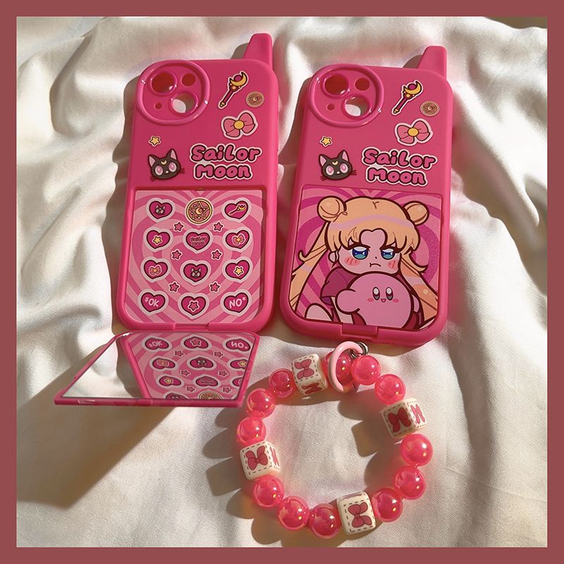 Sailor Moon Phone Case Set With Little Mirror