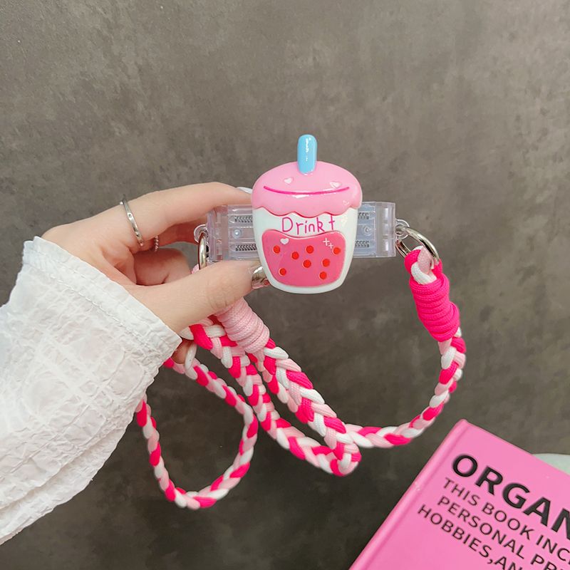 Bubble Tea Lollipop Back clip Strap For Cell Phone