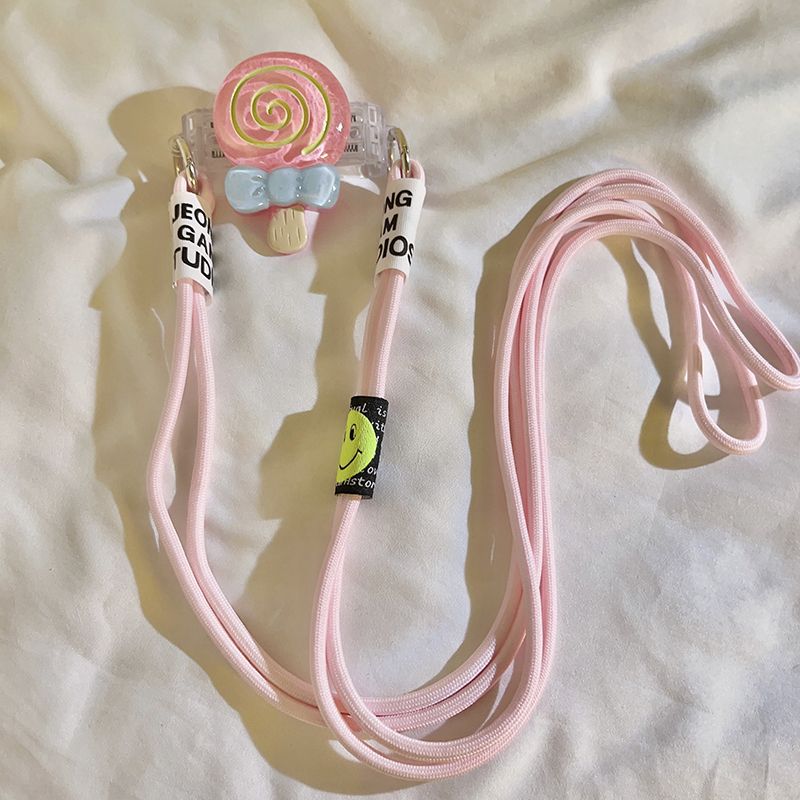 Bubble Tea Lollipop Back clip Strap For Cell Phone