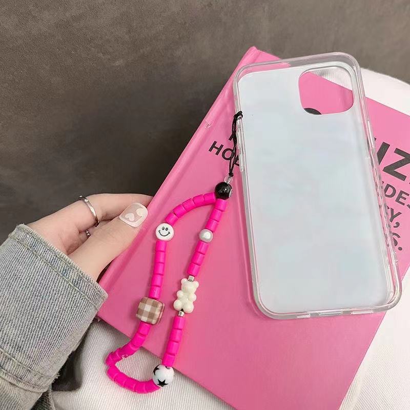 Smile Face Pinky Trendy Phone Charm